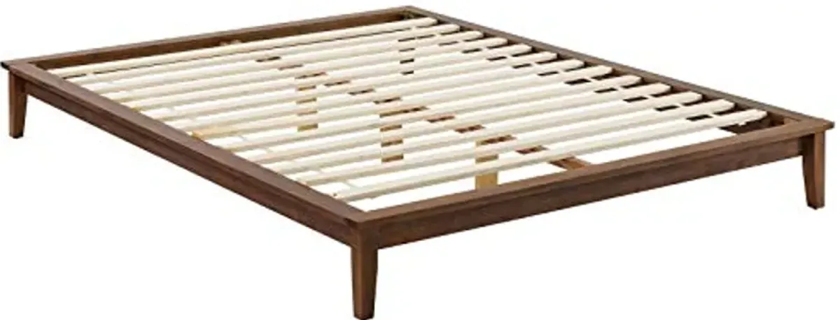 Modway Lodge Wood Platform Full Bed Frame in Cappuccino