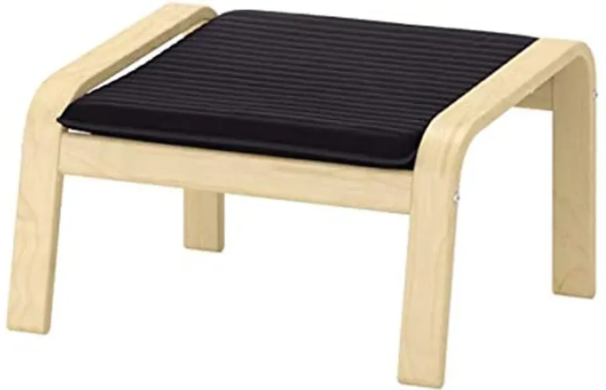 IKEA Poang Ottoman Birch Veneer Knisa Black 892.446.60