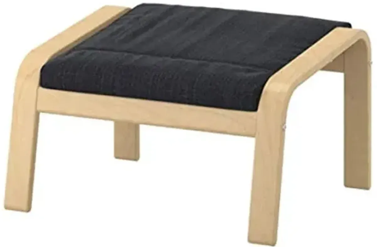 IKEA Poang Ottoman Birch Veneer Hillared Anthracite 891.978.66