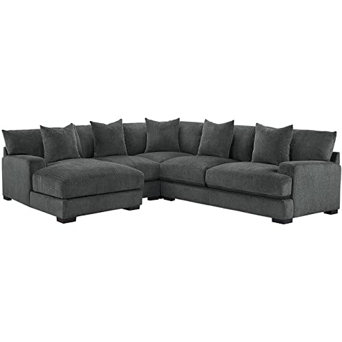 Homelegance 115” Modular Sectional Sofa Gray
