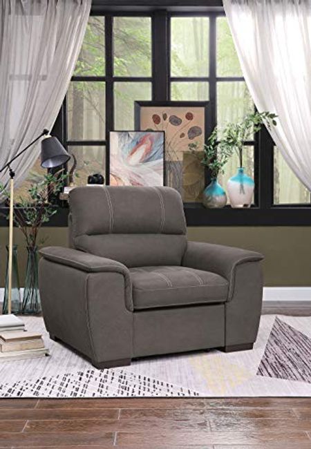 Homelegance Convertible Lounge Chair, Taupe