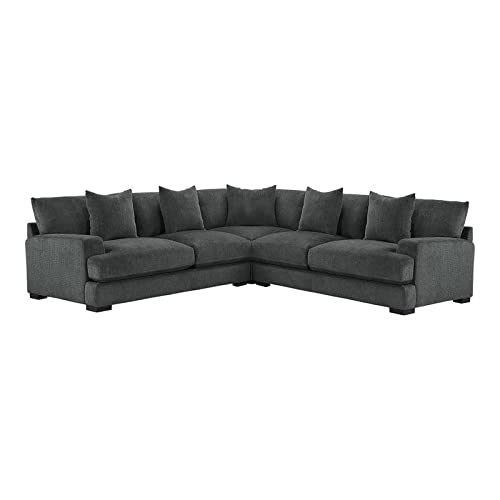 Homelegance 116" Modular Sectional Sofa Gray