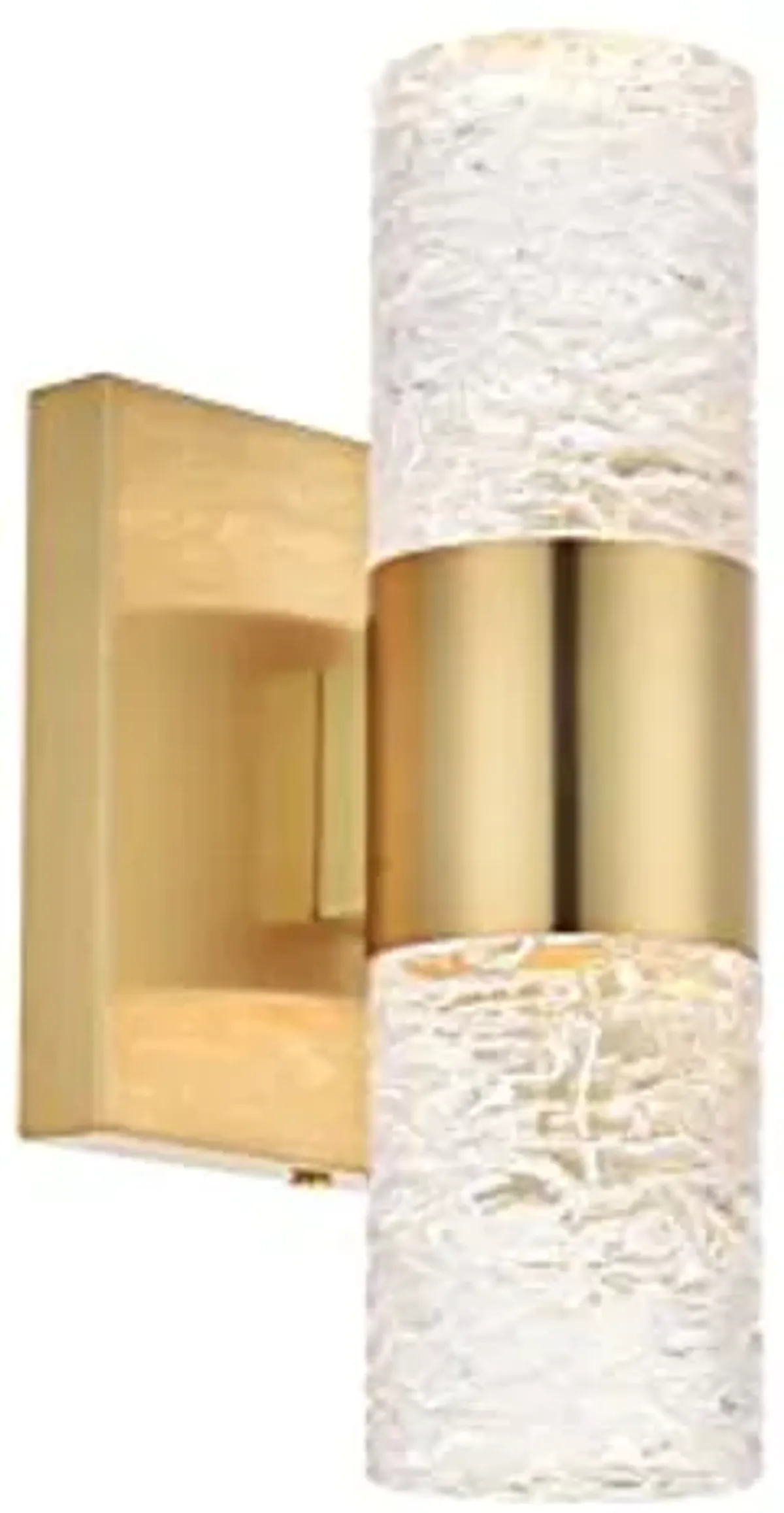 Elegant Lighting Indoor Modern Home Decorative Bright Vega 2 Light Gold LED Wall Sconce