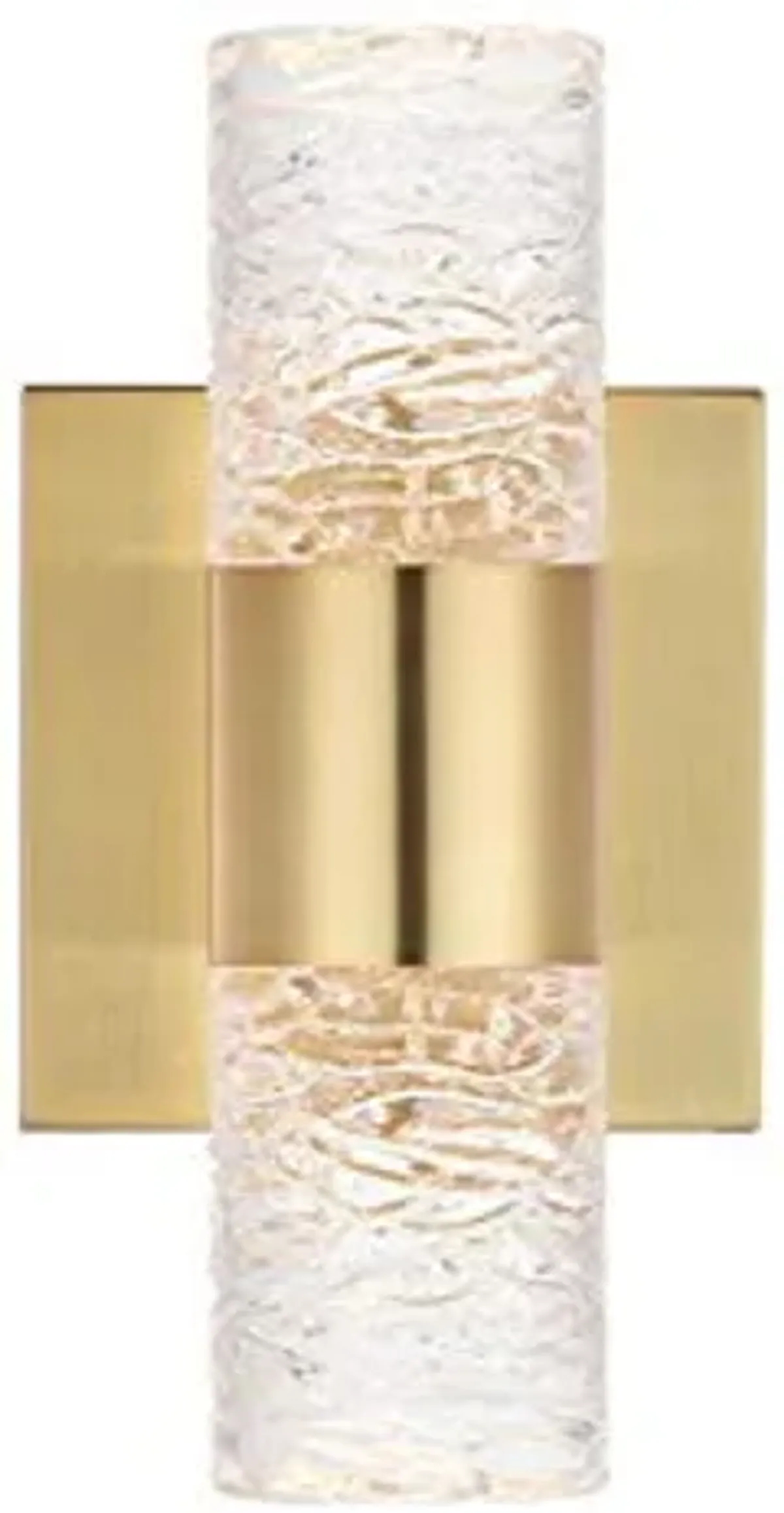 Elegant Lighting Indoor Modern Home Decorative Bright Vega 2 Light Gold LED Wall Sconce