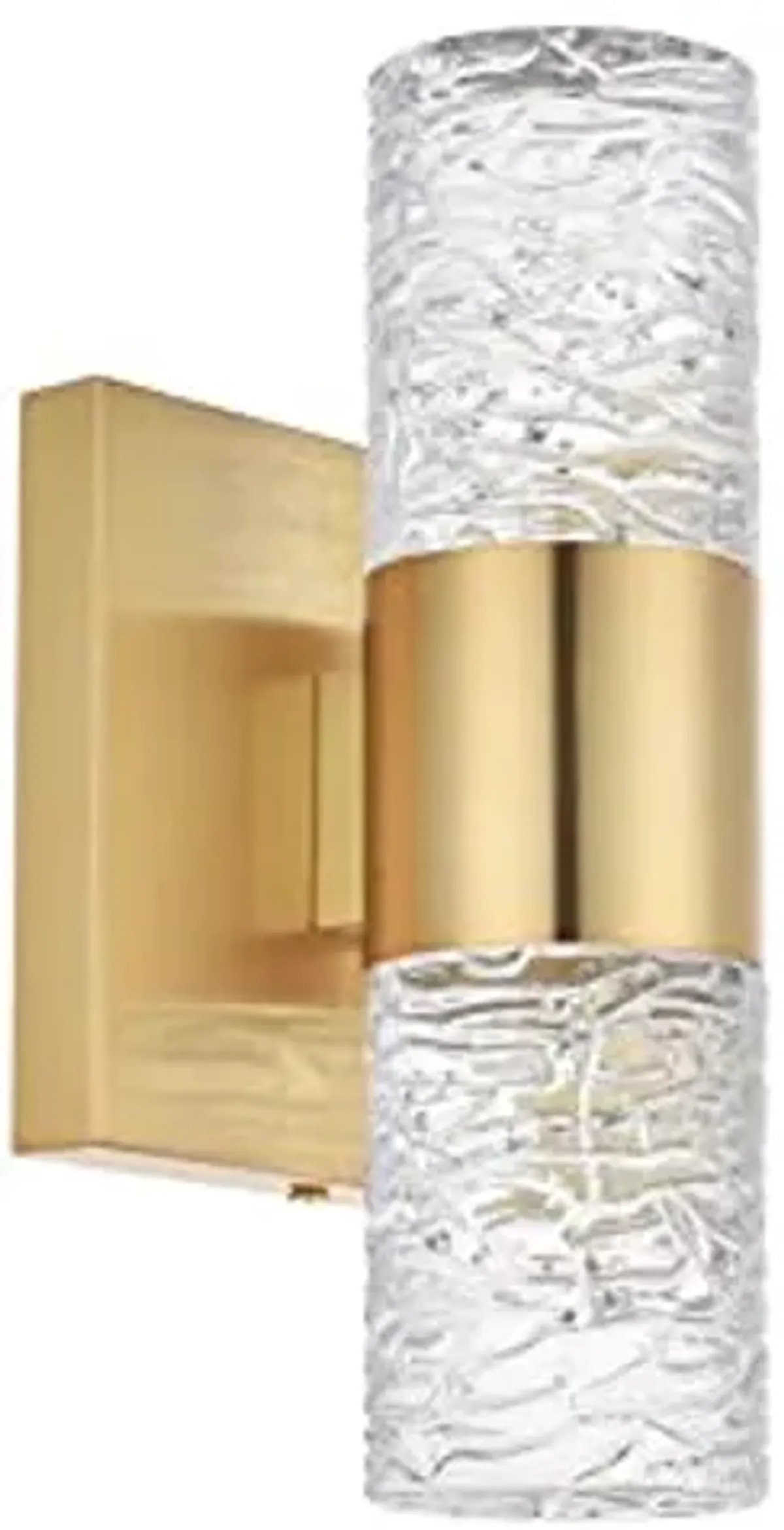 Elegant Lighting Indoor Modern Home Decorative Bright Vega 2 Light Gold LED Wall Sconce