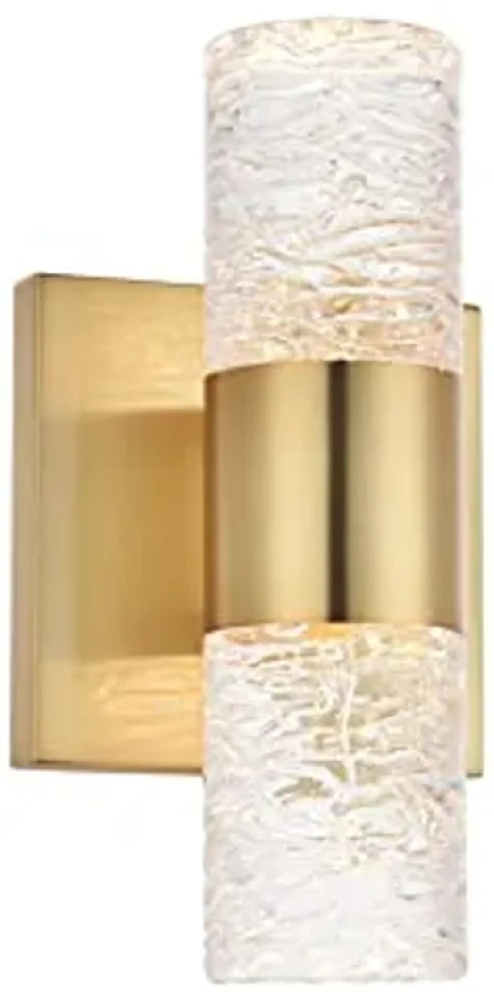 Elegant Lighting Indoor Modern Home Decorative Bright Vega 2 Light Gold LED Wall Sconce