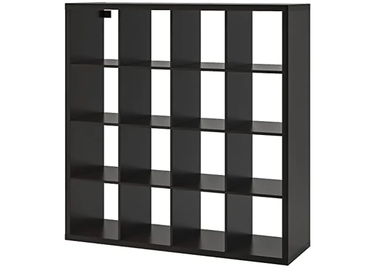 Ikea ' New KALLAX Shelf Unit, Black-Brown (Black, 57 7/8x57 7/8 ")