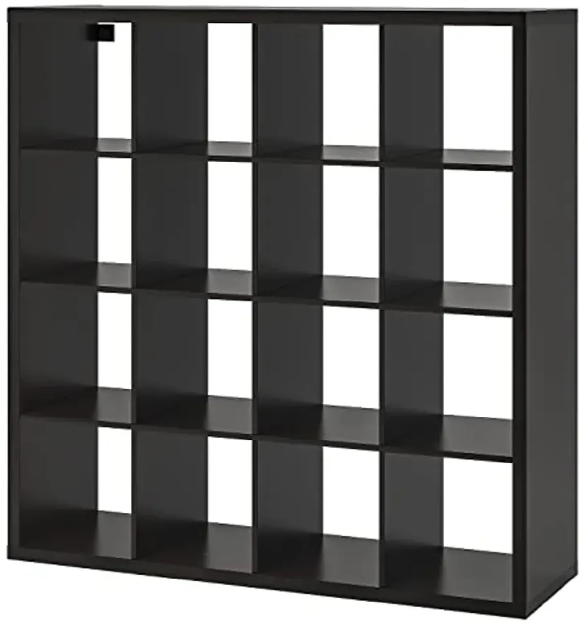 Ikea ' New KALLAX Shelf Unit, Black-Brown (Black, 57 7/8x57 7/8 ")