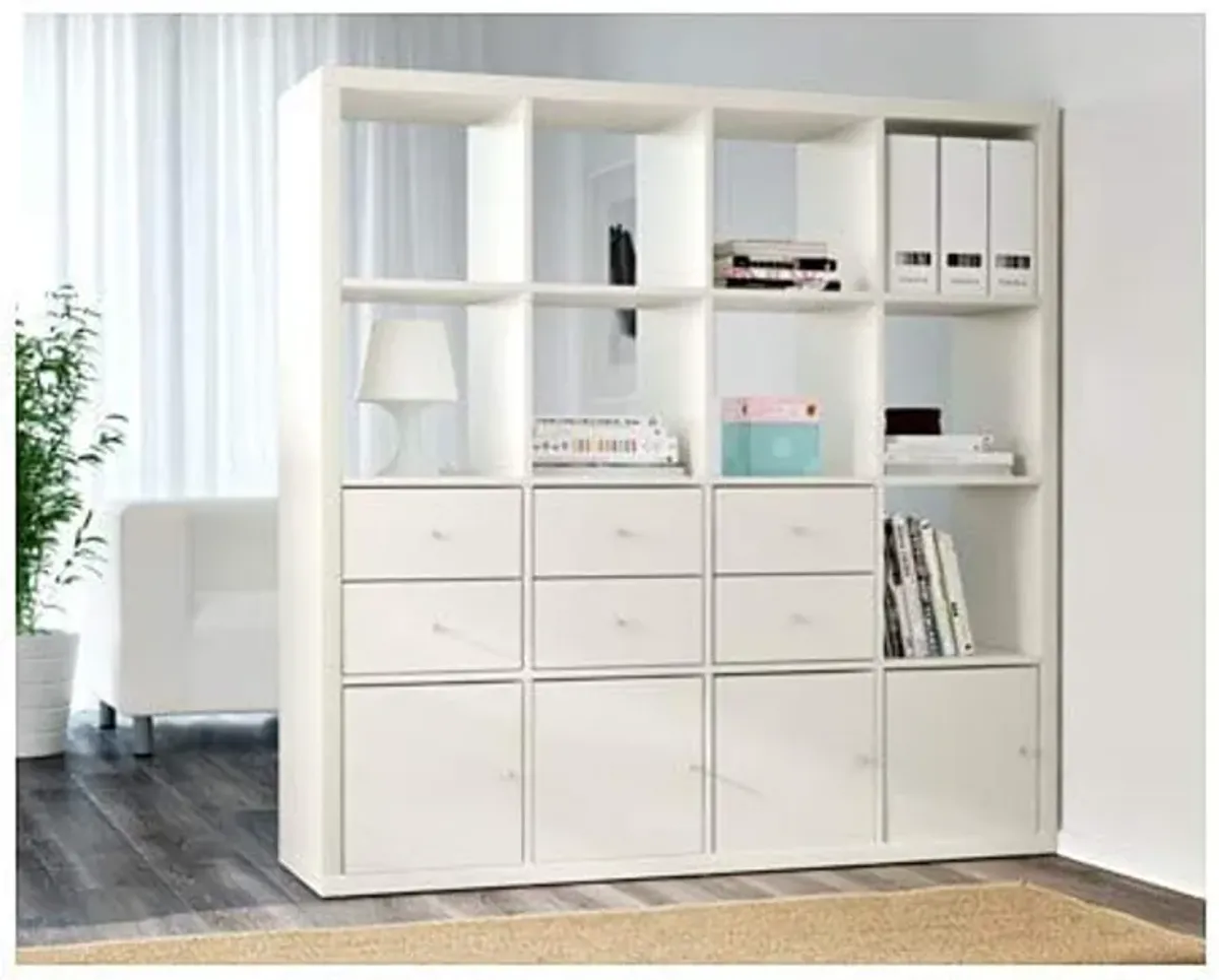 Ikea ' New KALLAX Shelf Unit White, 57 7/8x57 7/8"