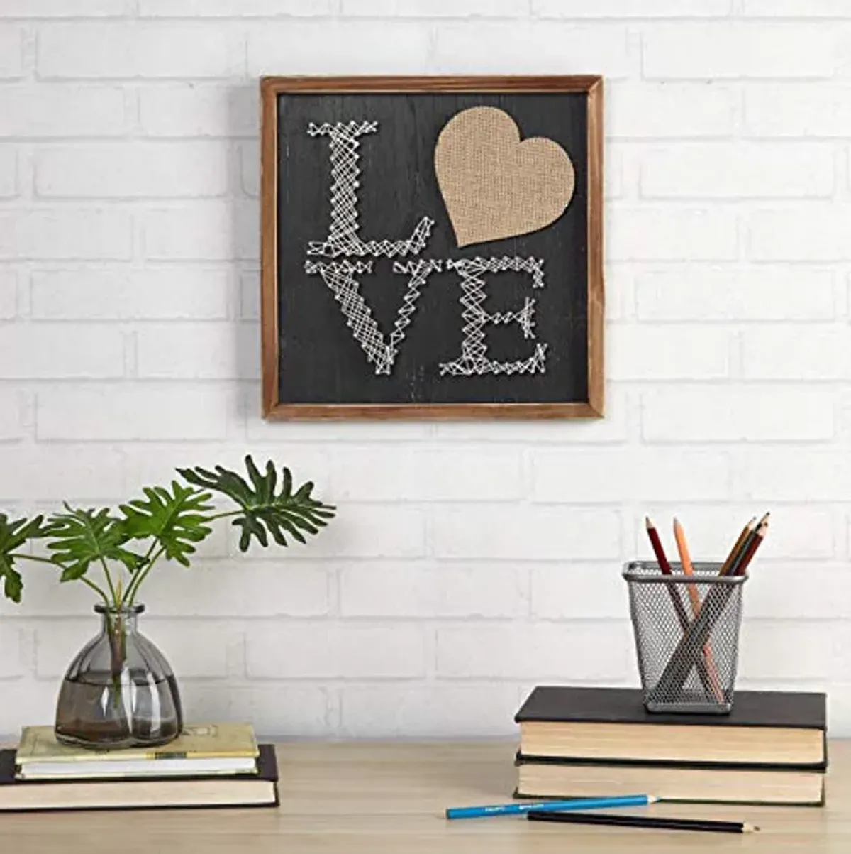 Urban Lifestyle Love Wood Hanging Wall Art