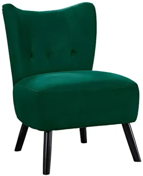 Homelegance Imani tufted Velvet Accent Chair, Green
