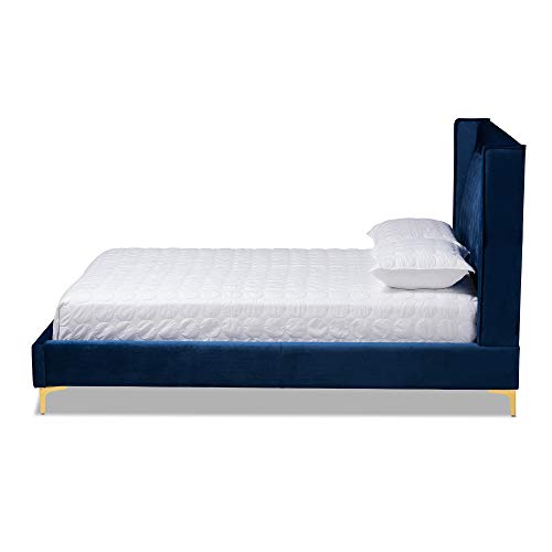 Baxton Studio Beds (Platform), Queen, Blue