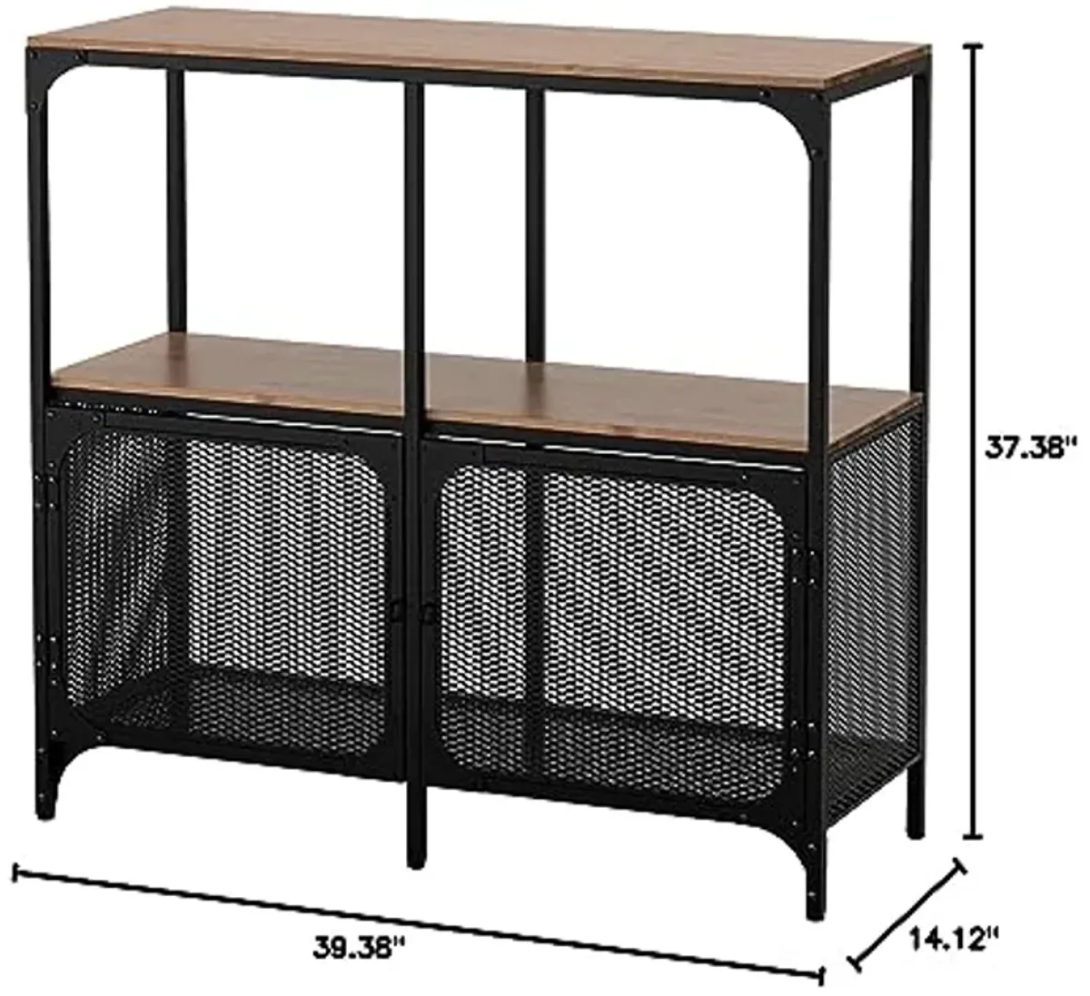 IKEA Fjällbo Shelf Unit, Black