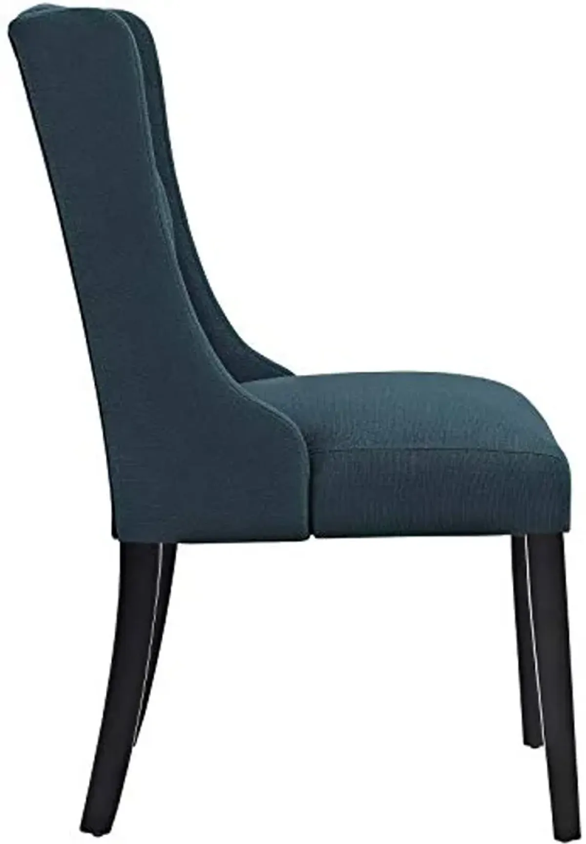 Modway Baronet Modern Tufted Upholstered Fabric Parsons Kitchen and Dining Room Chair - Set of 4 in Azure