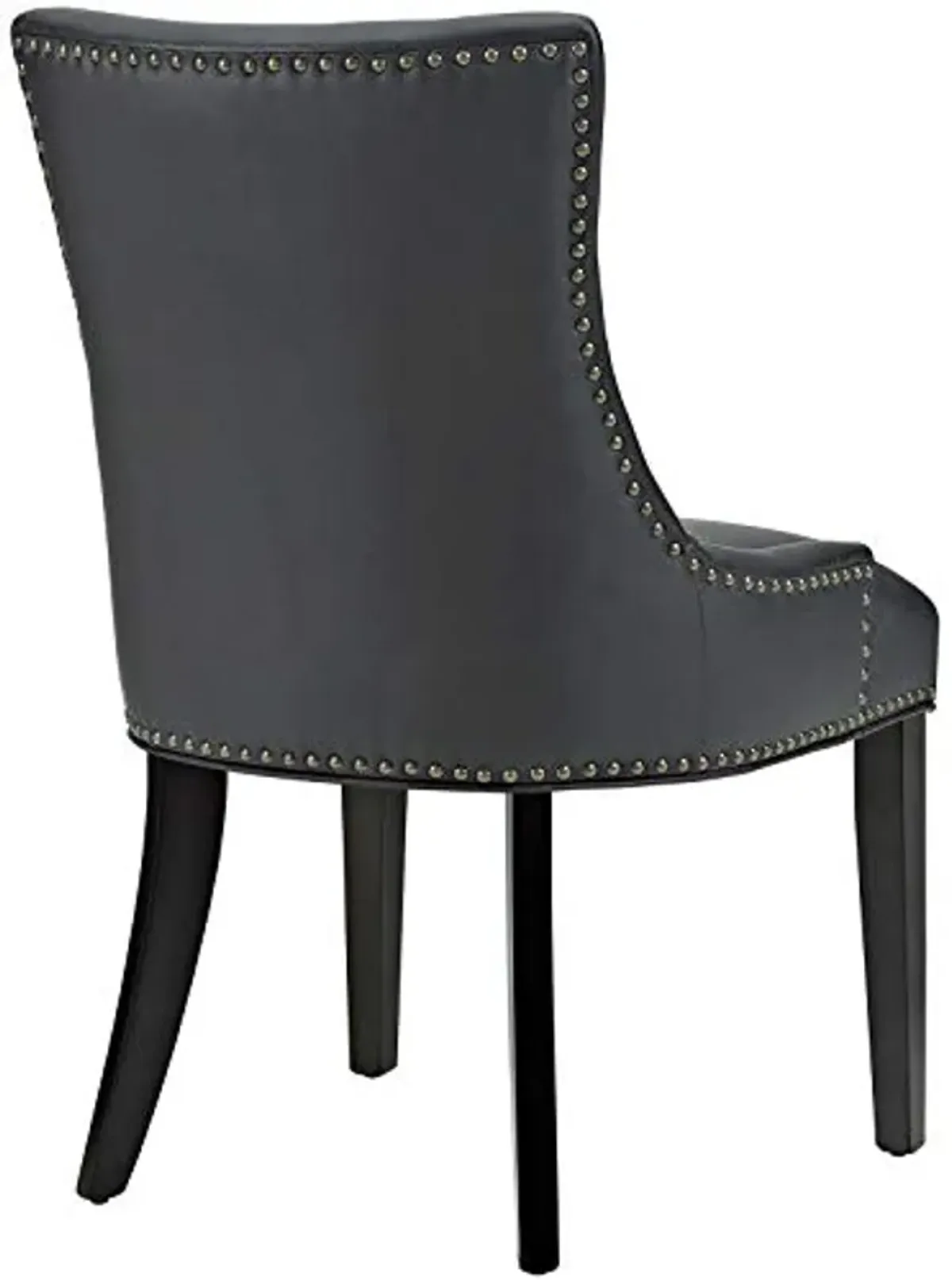 Modway Marquis Faux Leather Set of 4, Four Dining Chairs, Black