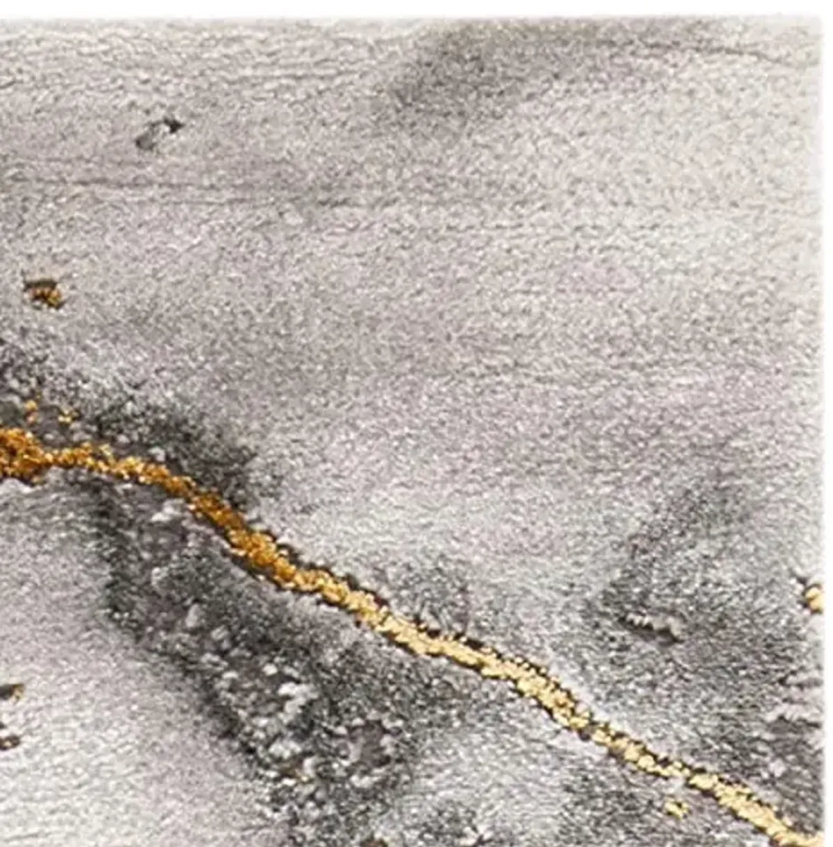 SAFAVIEH Craft Collection Area Rug - 9' x 12', Grey & Gold, Modern Abstract Design, Non-Shedding & Easy Care, Ideal for High Traffic Areas in Living Room, Bedroom (CFT877F)