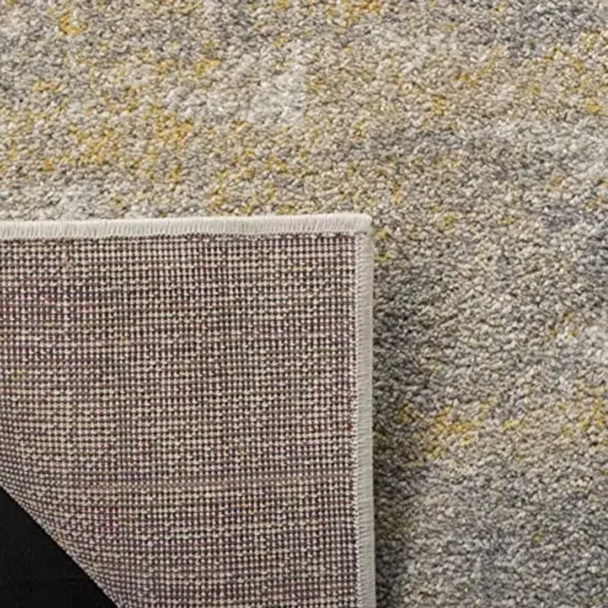 SAFAVIEH Adirondack Collection Area Rug - 10' x 14', Creme & Gold, Modern Abstract Design, Non-Shedding & Easy Care, Ideal for High Traffic Areas in Living Room, Bedroom (ADR207A)