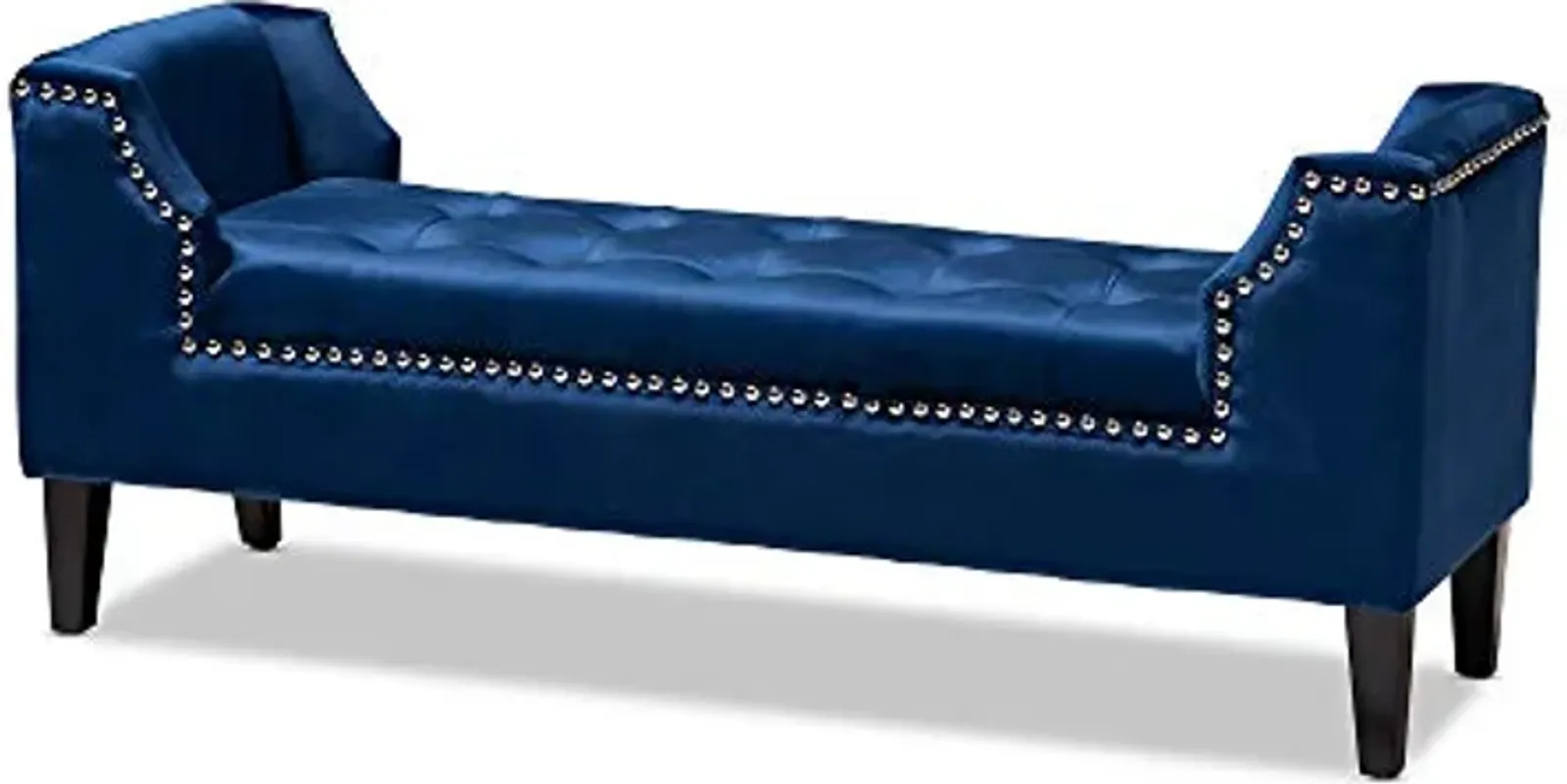 Baxton Studio Benches & Banquettes, One Size, Royal Blue