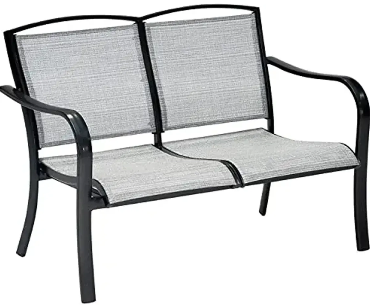 Hanover Foxhill All-Weather Grade Aluminum Loveseat with Sunbrella Fabric