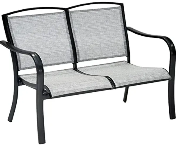 Hanover Foxhill All-Weather Grade Aluminum Loveseat with Sunbrella Fabric