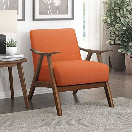 Lexicon Elle Accent Chair, Orange