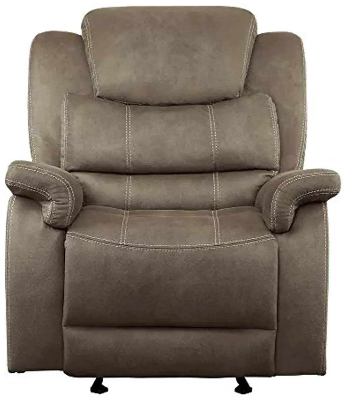 Homelegance 38" Glider Recliner (Manual), Brown