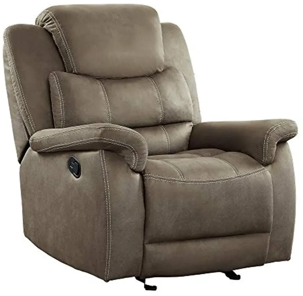 Homelegance 38" Glider Recliner (Manual), Brown