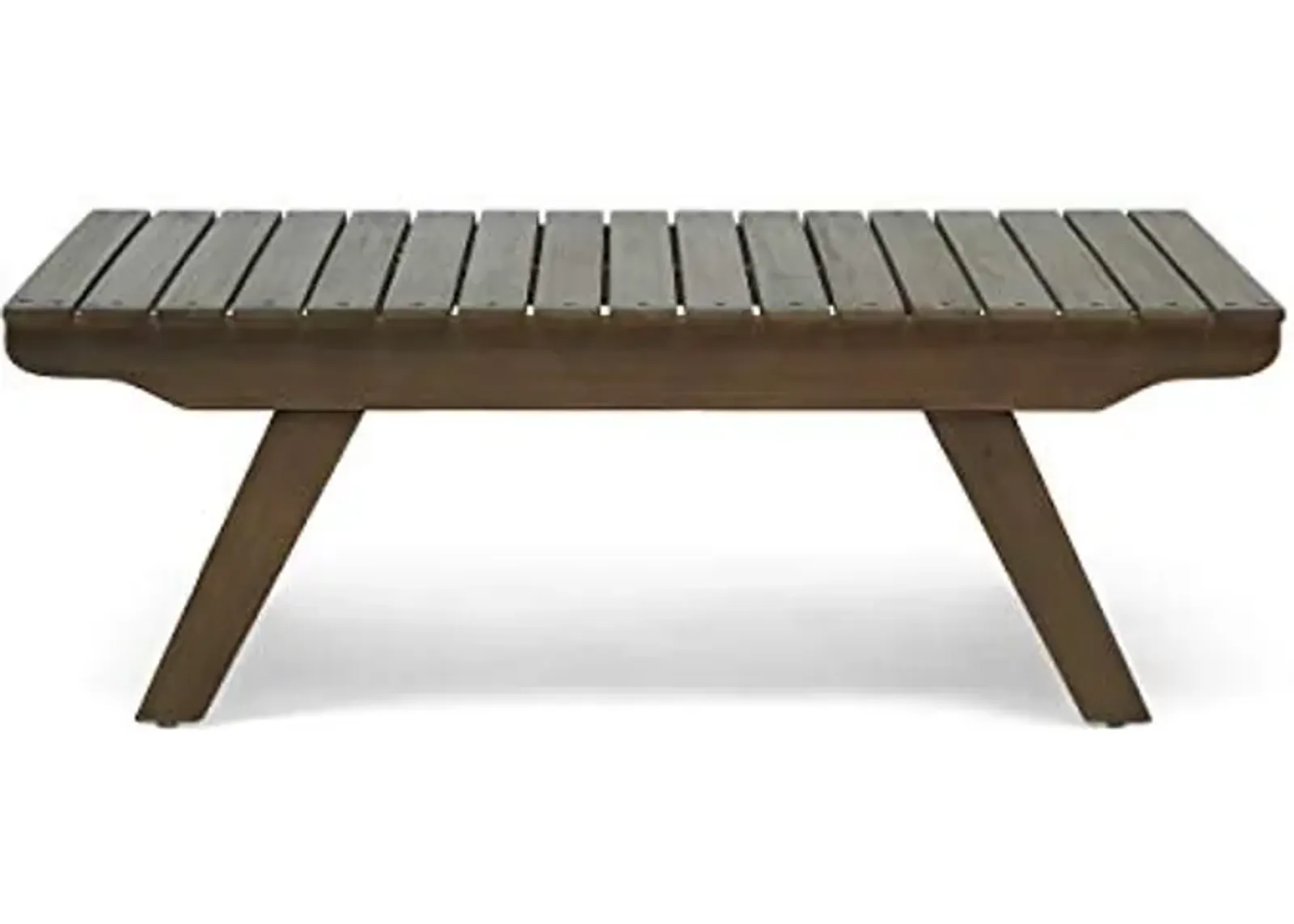 Christopher Knight Home Kailee Outdoor Wooden Coffee Table, Gray Finish