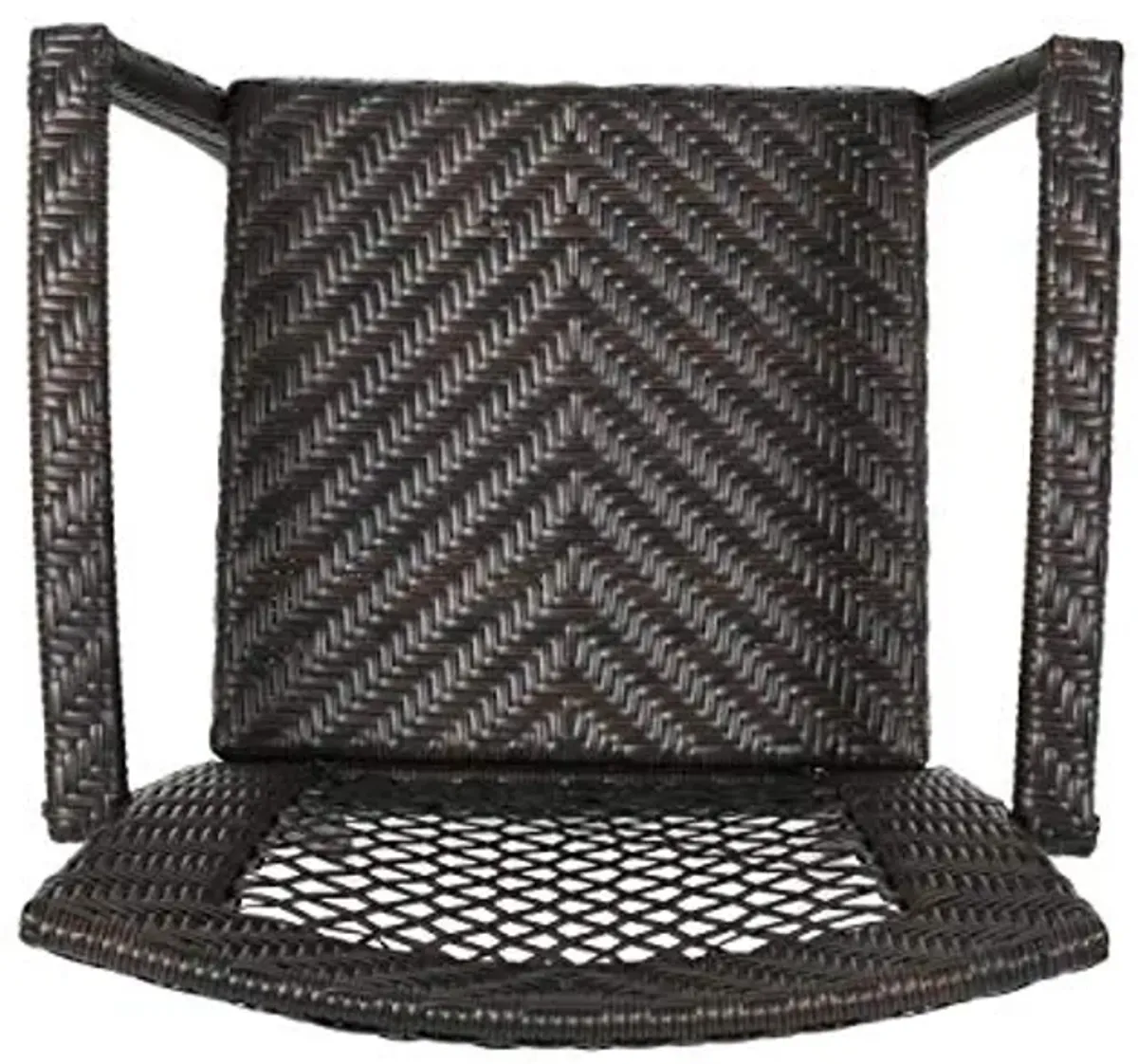 Christopher Knight Home Megan Outdoor 46" Wicker Barstool (Set of 2), Multi Brown Finish