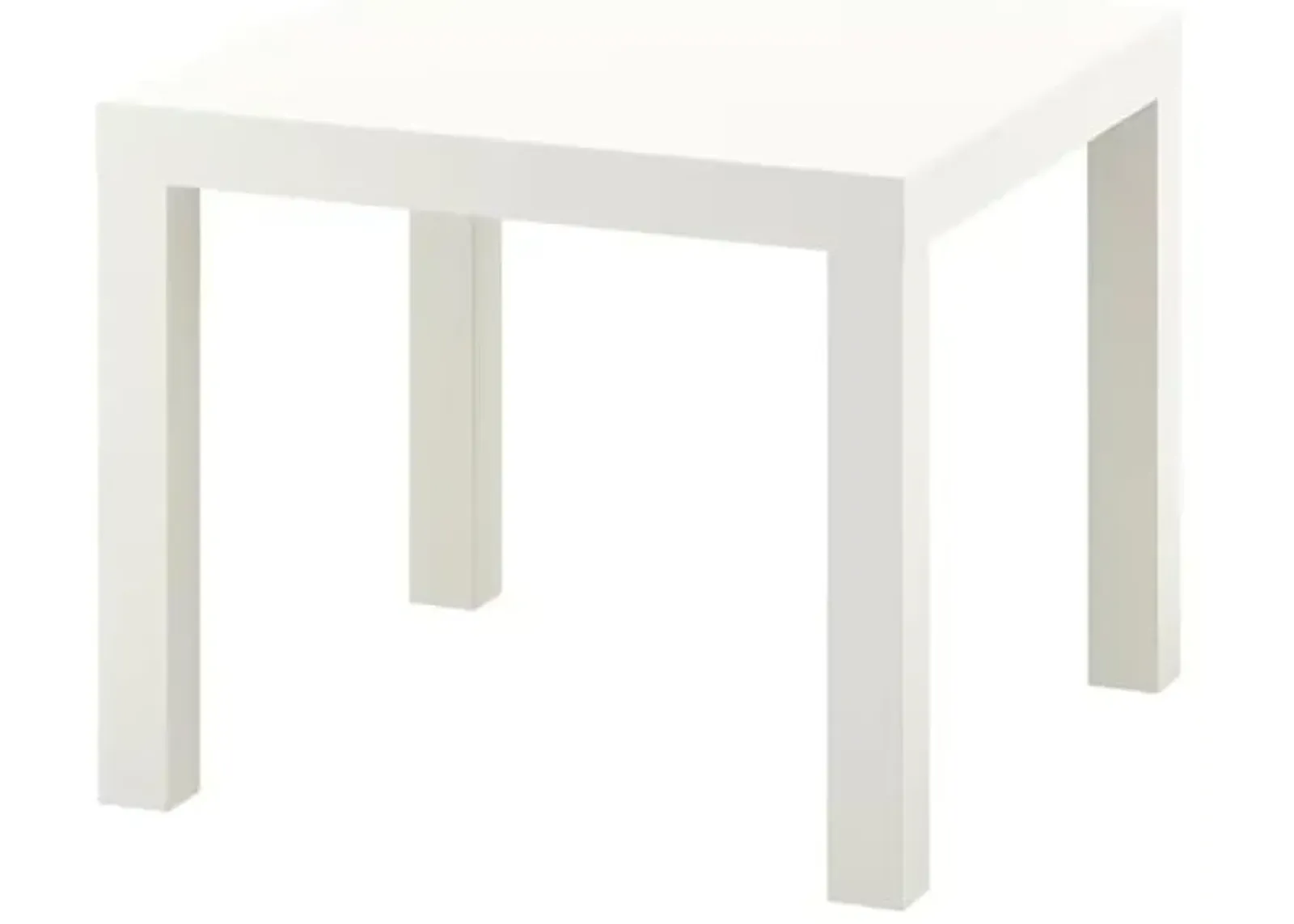 Ikea Lack Side Table 55 x 55 cm [White Stained Oak Effect]