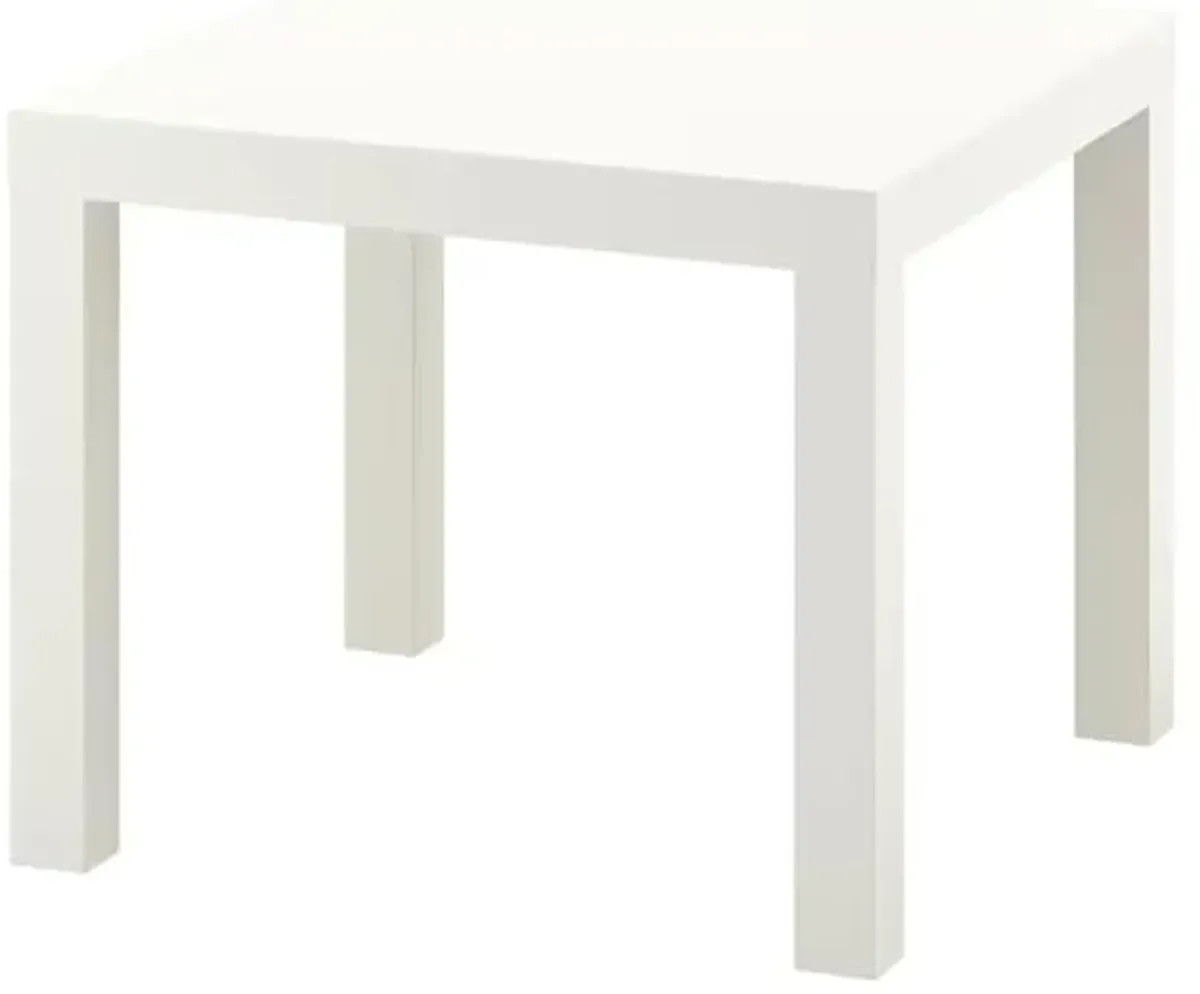 Ikea Lack Side Table 55 x 55 cm [White Stained Oak Effect]