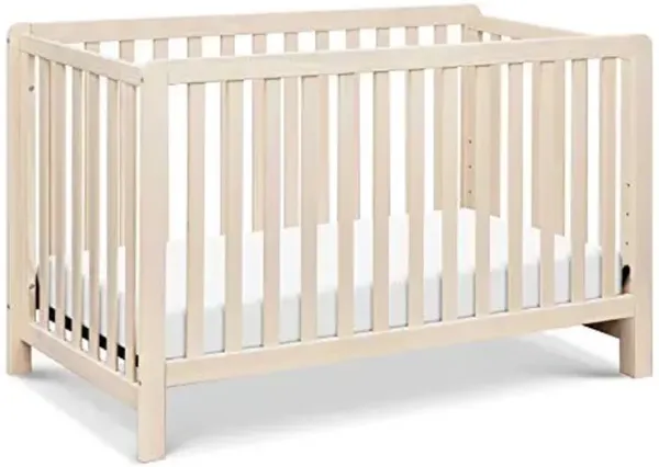 Carter’s by Davinci Colby 4-in-1 Convertible Crib - GREENGUARD Gold Certified Convertible Baby Crib to Toddler Bed, Daybed, Full-Size Bed - Wooden Baby Bed w/Four Adjustable Heights - Washed Natural