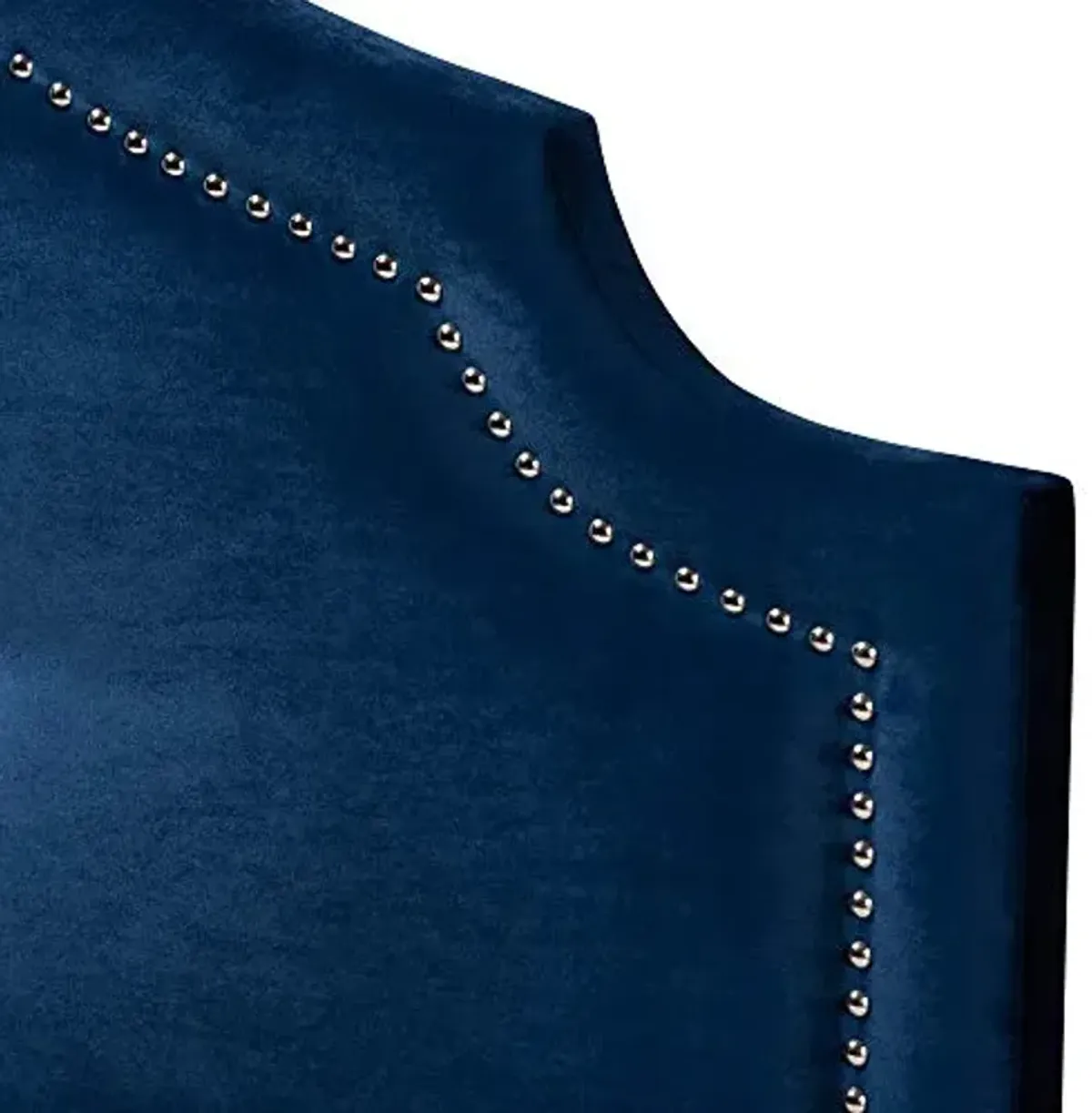 Baxton Studio Headboards, Queen, Navy Blue