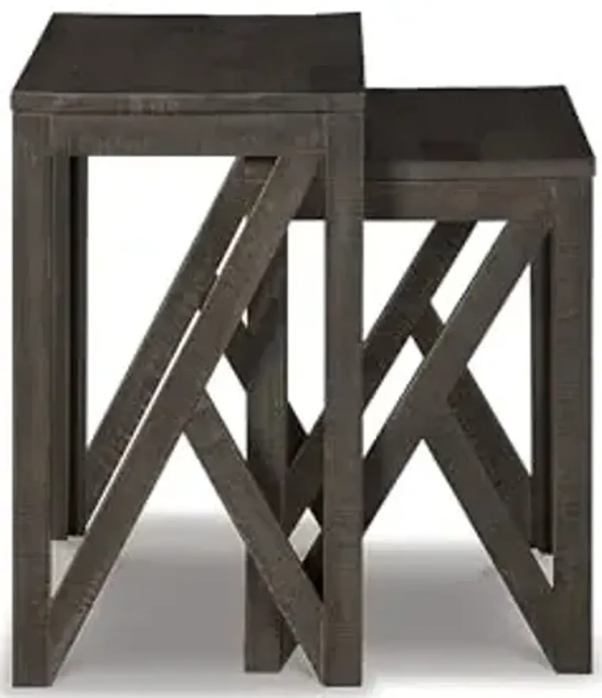 Signature Design by Ashley Emerdale Rustic Nesting Accent Table Set, Brown