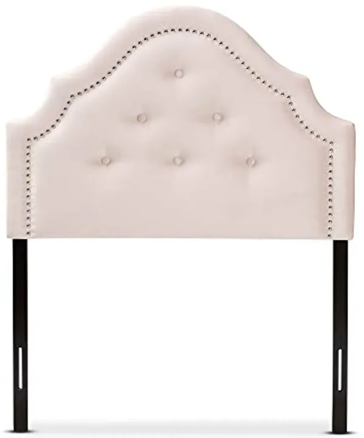 Baxton Studio Headboards, Twin, Light Pink