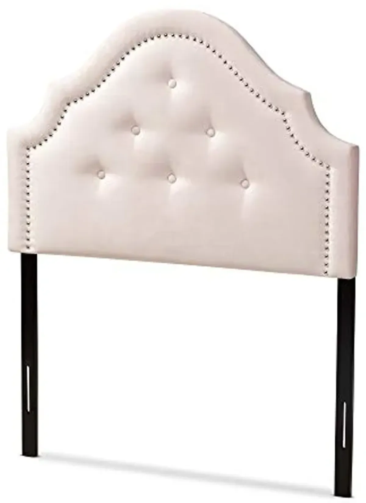 Baxton Studio Headboards, Twin, Light Pink