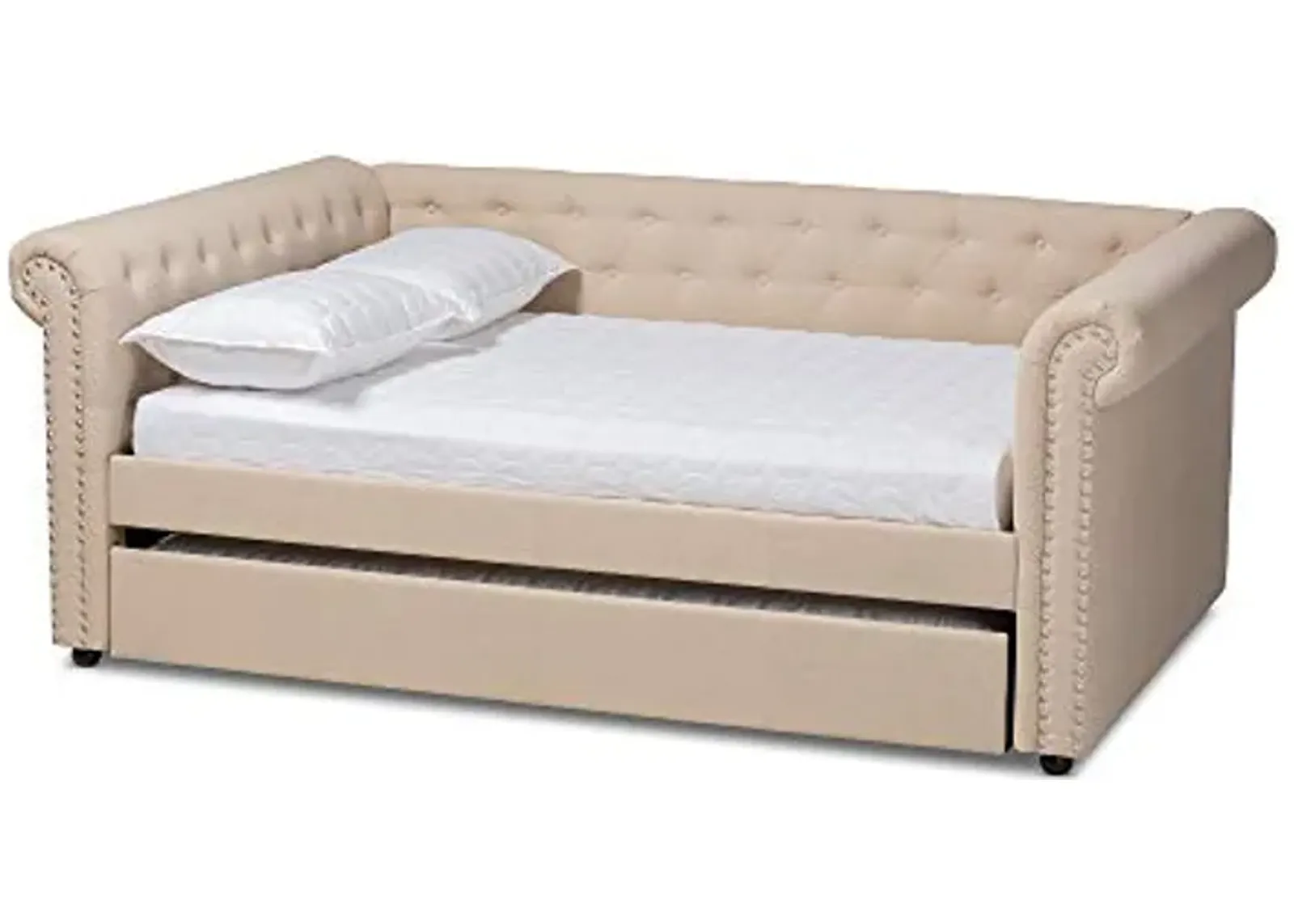 Baxton Studio Daybeds Full Beige