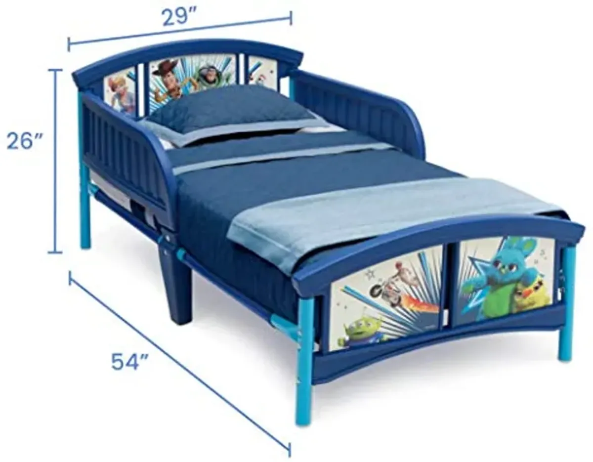 Delta Children Plastic Toddler Bed, Disney/Pixar Toy Story 4