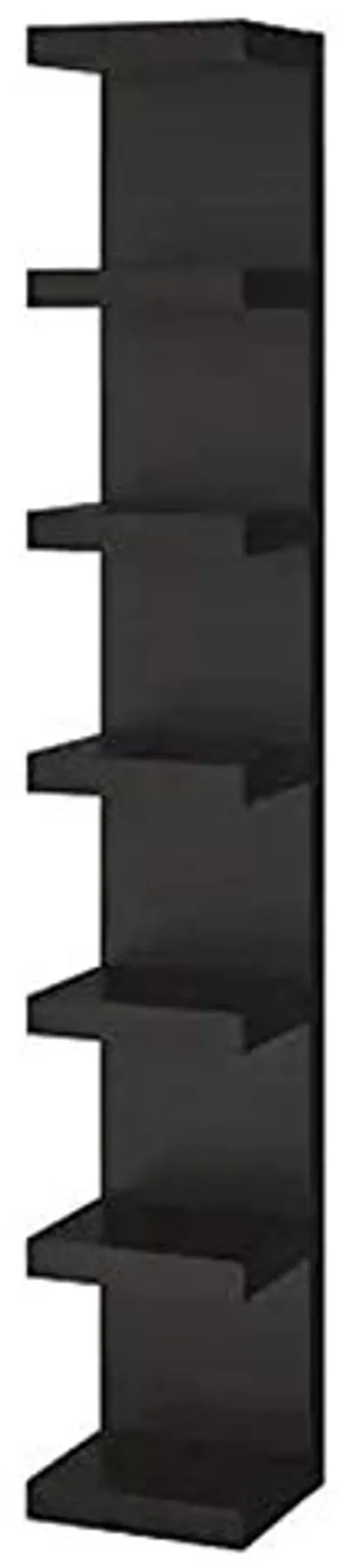 LACK IKEA Shelving Unit: Black/Brown [75" x 12" x 4"]