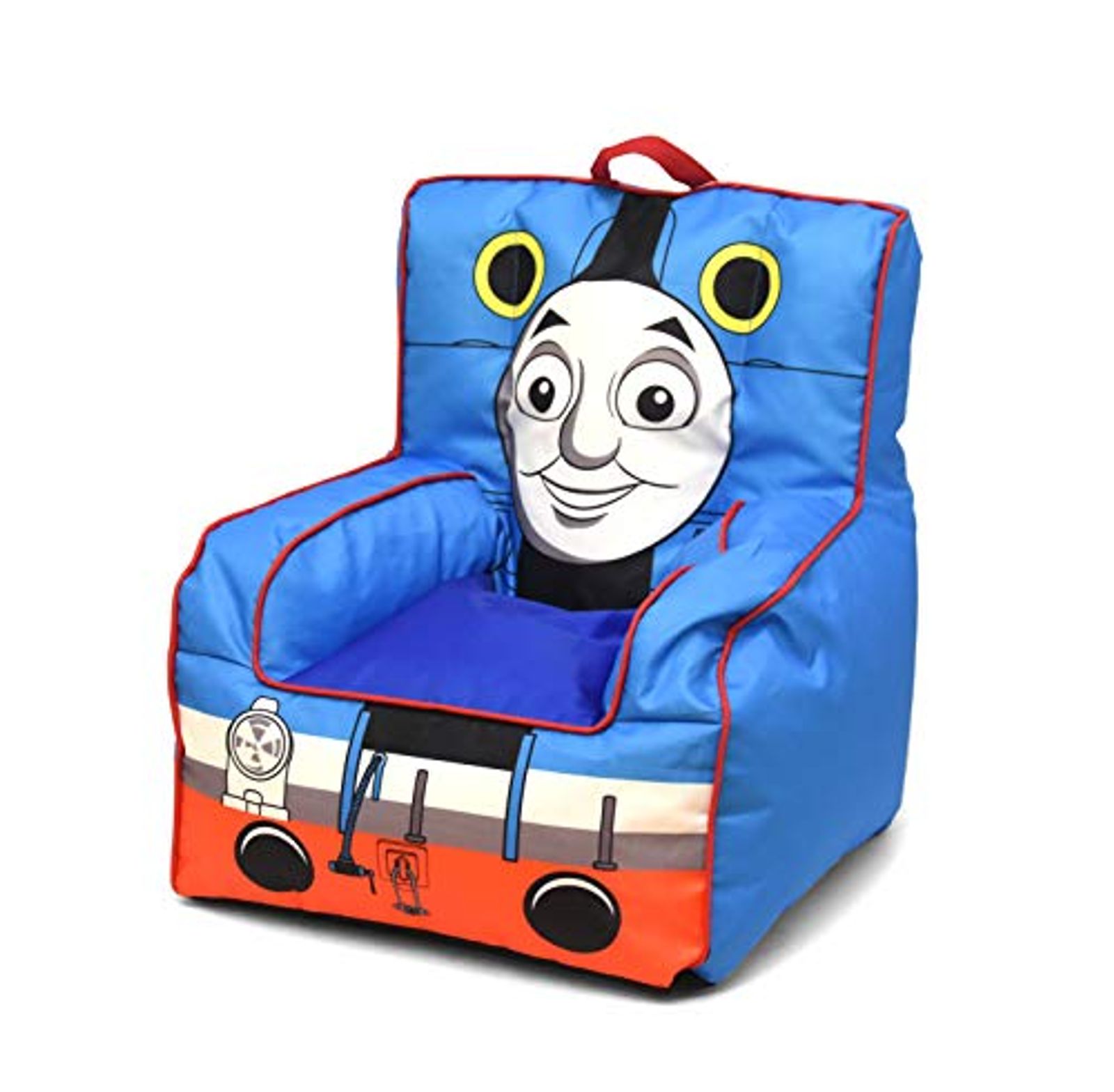 Idea Nuova Thomas The Tank Engine Kids Bean Bag Chair with Carry Handle Large