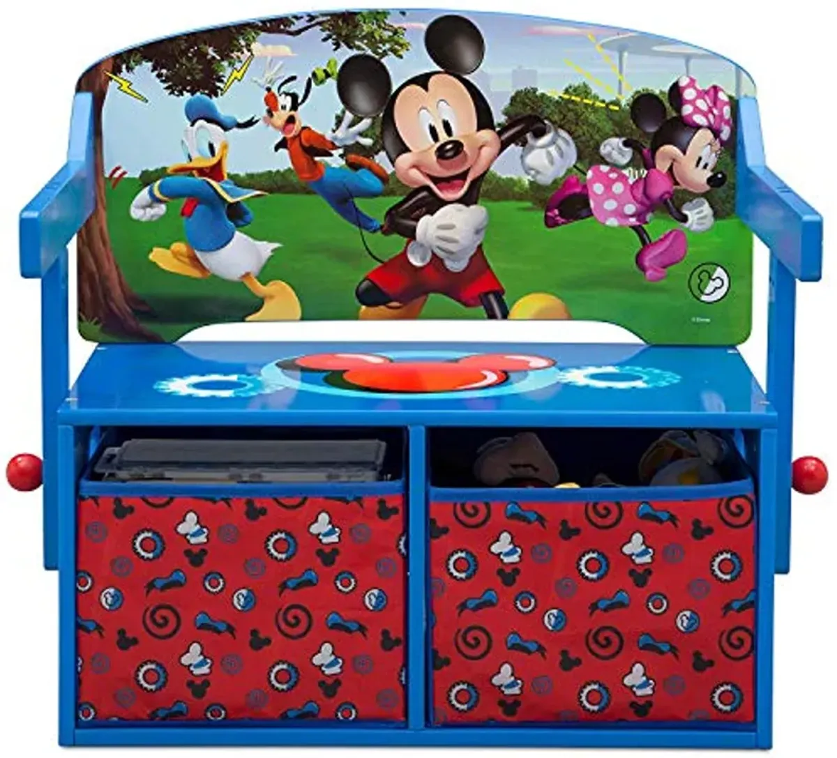 Delta Children Kids Convertible Activity Bench - Greenguard Gold Certified, Disney Mickey Mouse