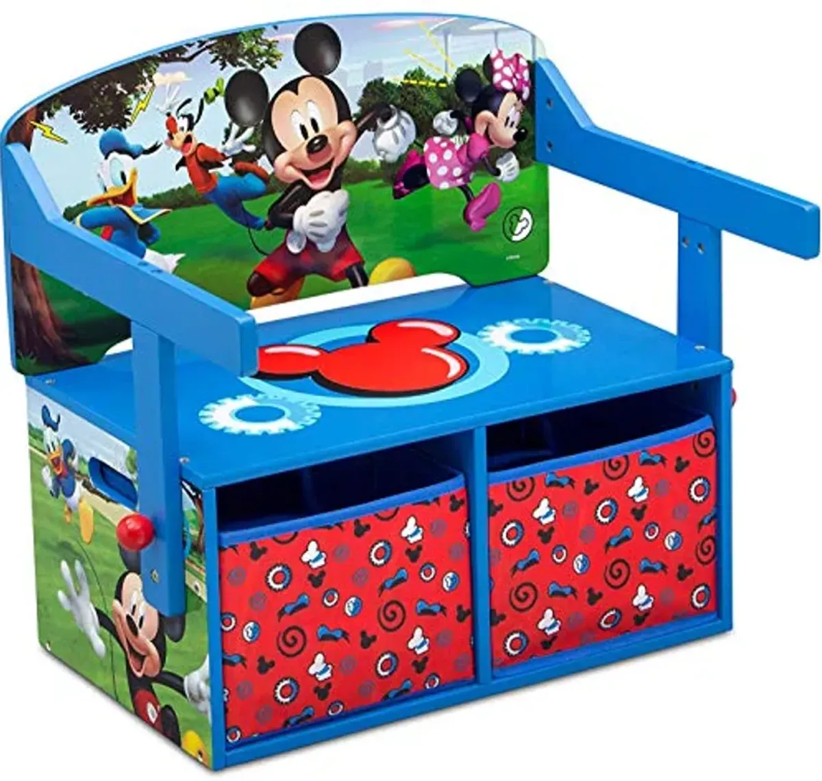 Delta Children Kids Convertible Activity Bench - Greenguard Gold Certified, Disney Mickey Mouse