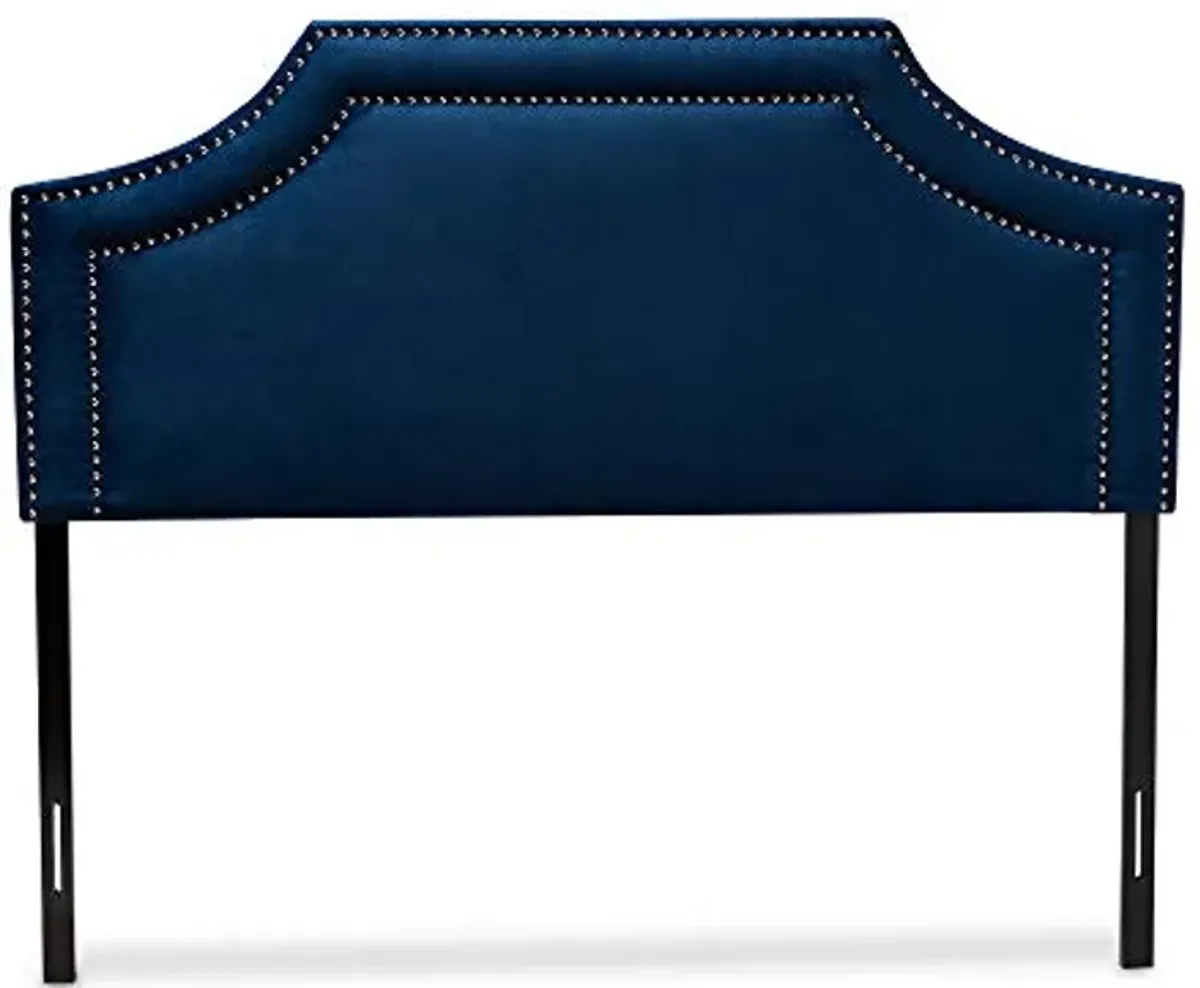 Baxton Studio Headboards, Queen, Navy Blue