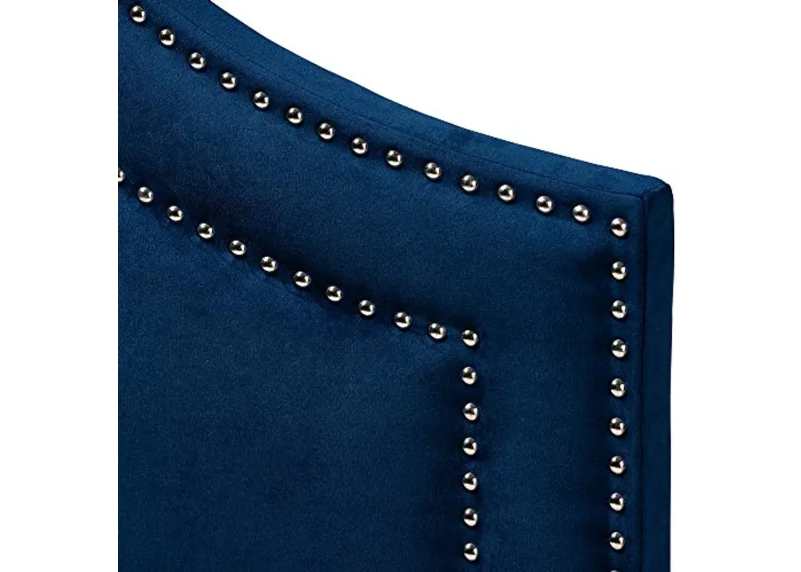 Baxton Studio Headboards, Queen, Navy Blue