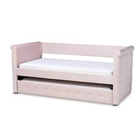 Baxton Studio Daybeds Twin Light Pink