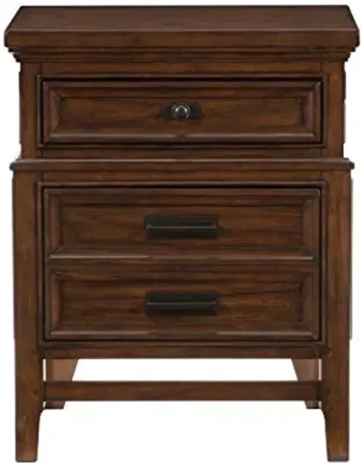 Homelegance 2-Drawer Nightstand, Cherry