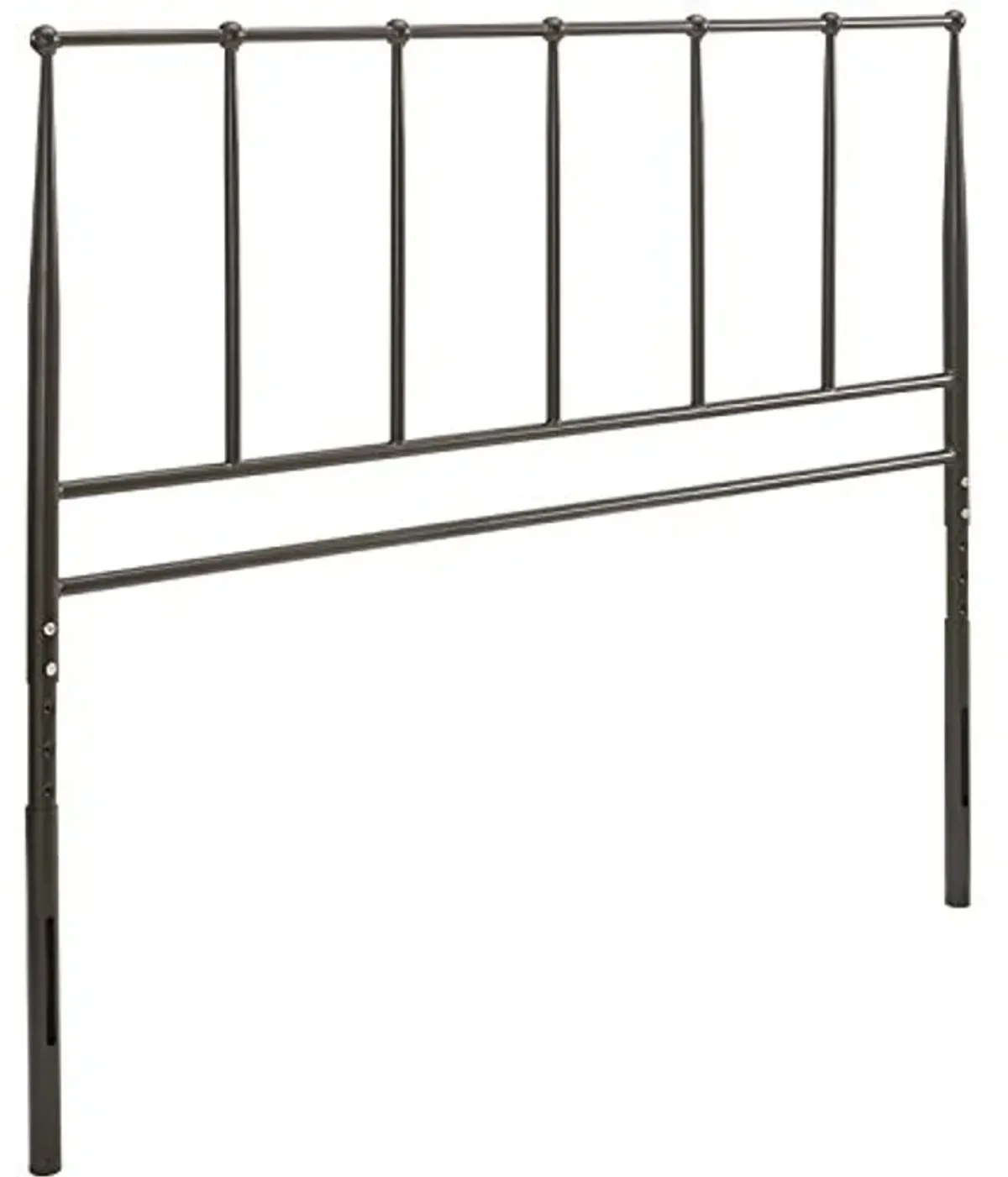 Modway Kiana Stainless Steel Metal Queen Headboard in Brown