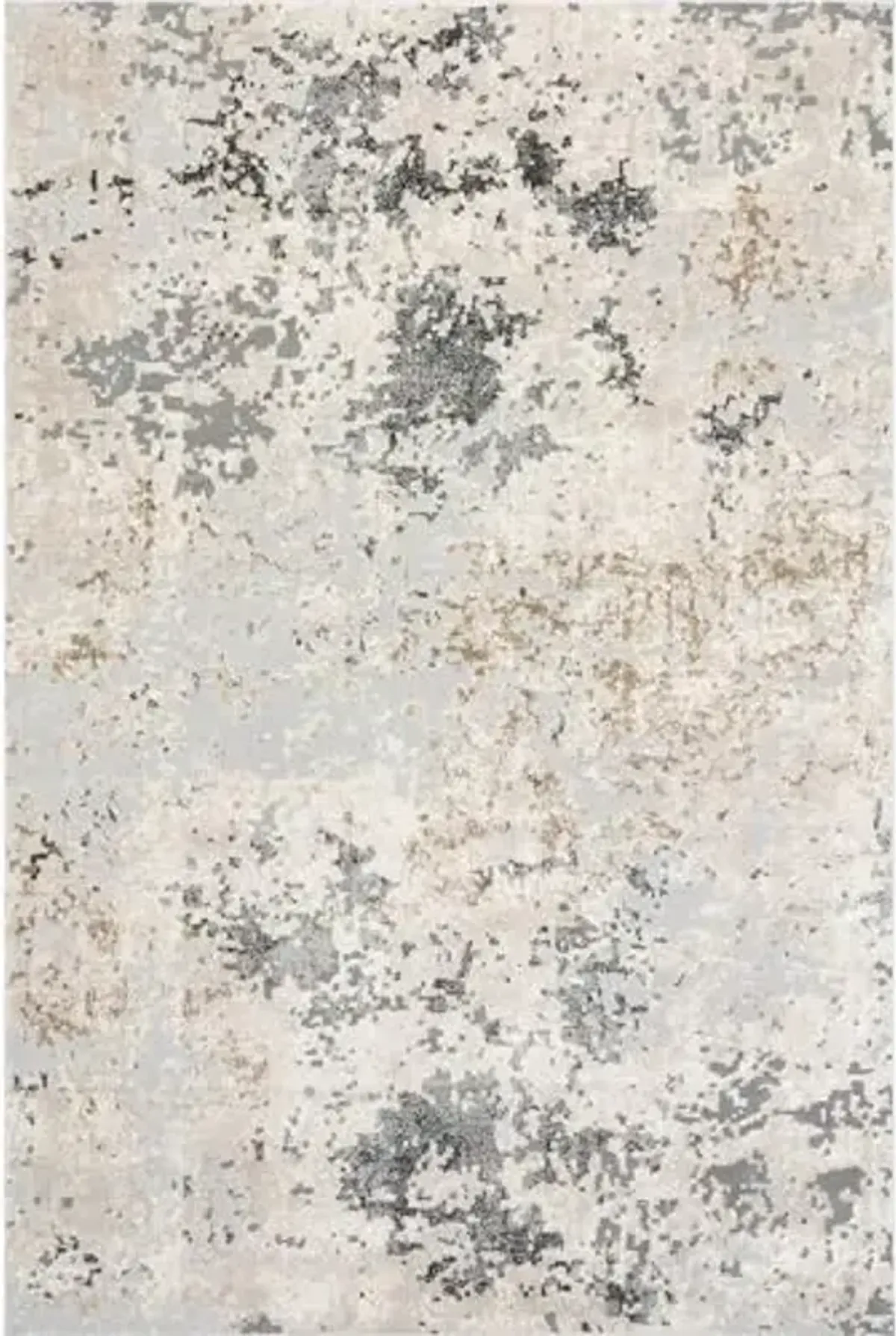 nuLOOM Chastin Modern Abstract Area Rug - 6'7" x 9' Area Rug Modern/Contemporary Beige/Grey Rugs for Living Room Bedroom Dining Room Kitchen