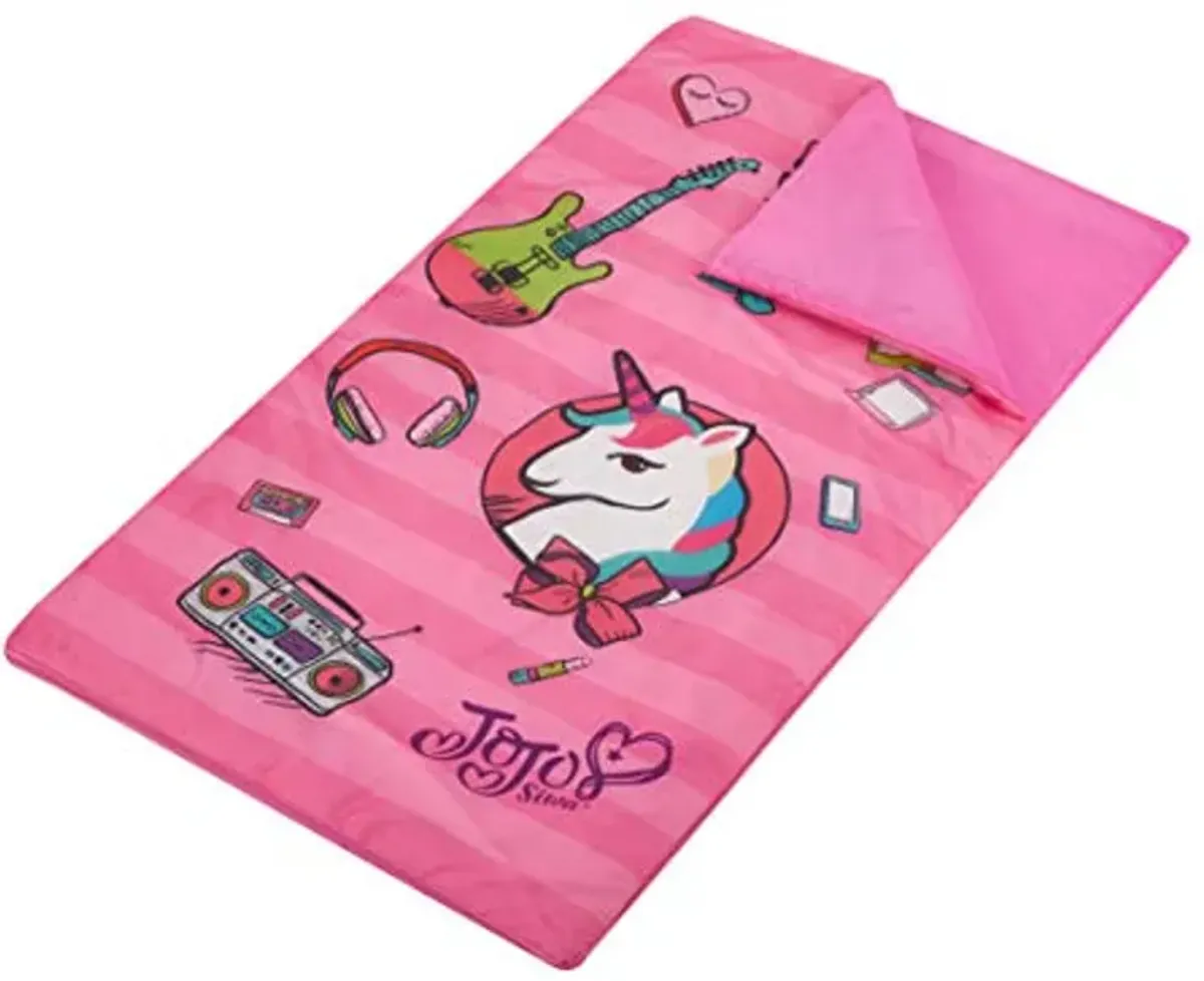 Nickelodeon JoJo Siwa Unicorn Bow Sleepover Purse & Eye Mask Set, Pink