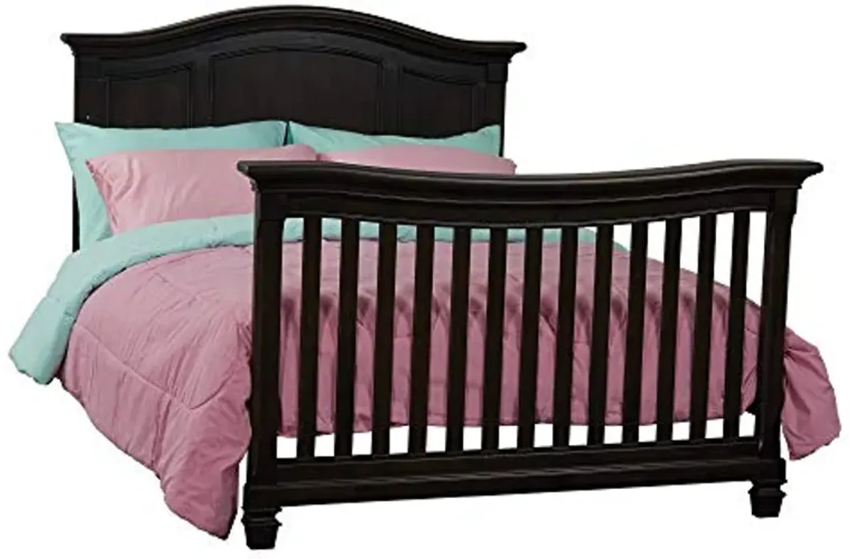 Baby Cache Glendale Full Bed Conversion Kit, Charcoal Brown